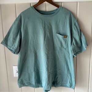 L.L. Bean Men's Seafoam Green Short Sleeve Tee, Size XL, Regular Fit, EUC